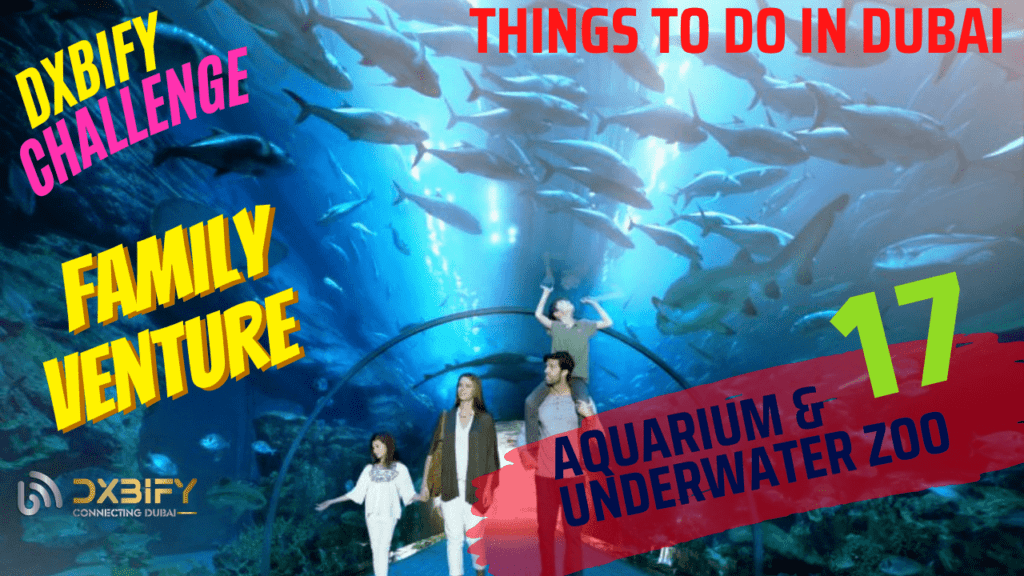 Dubai mall aquarium & underwater zoo