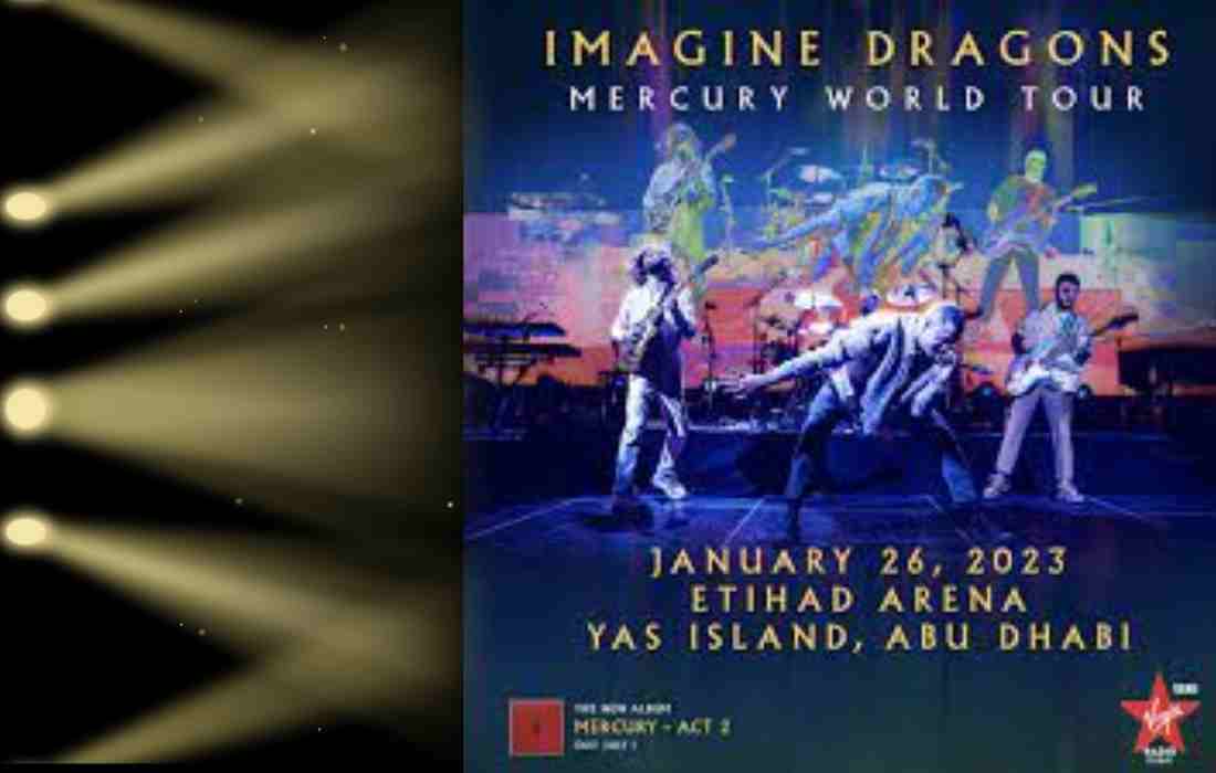 Imagine Dragons Mercury world tour live concert Abu dhabi Uae 2023