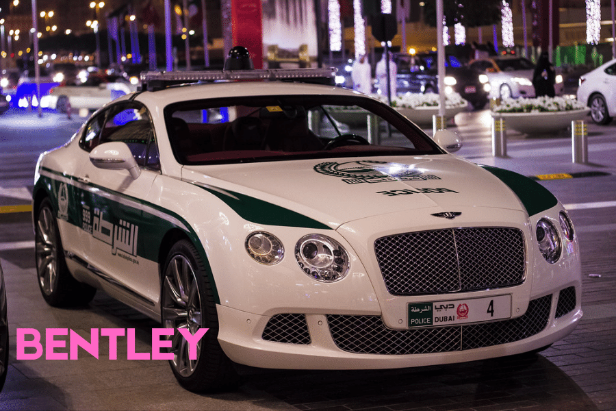 Bentley bentaya dubai polic car