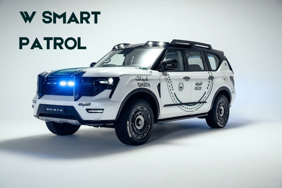 w motors ghiatt smart petrol dubai police car