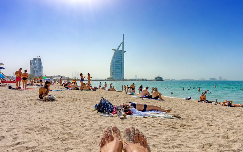 Jumeirah Public Beach -Burj Al Arab