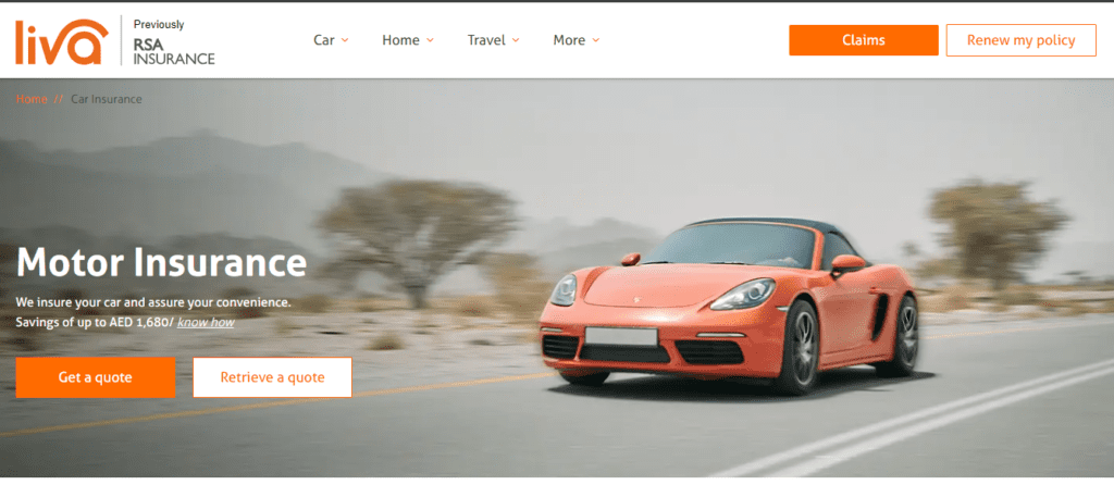 Liva Online Car Insurance in dubai (UAE)