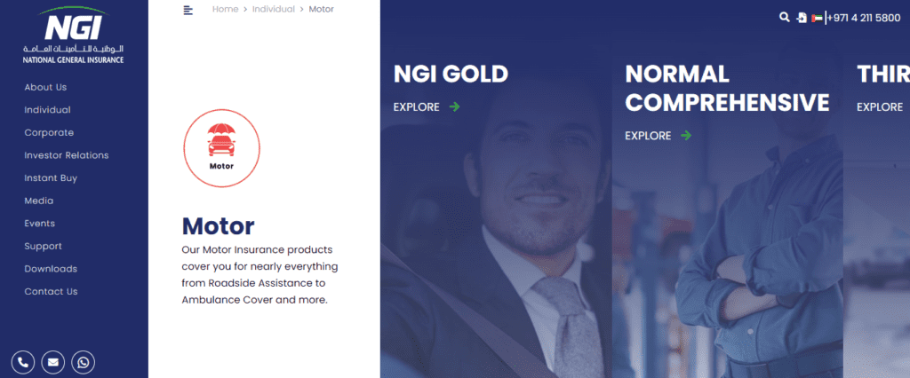 NGI Online Car Insurance in dubai (UAE)